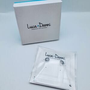 NWT Luca + Danni Cardinal Silver Tone Earrings